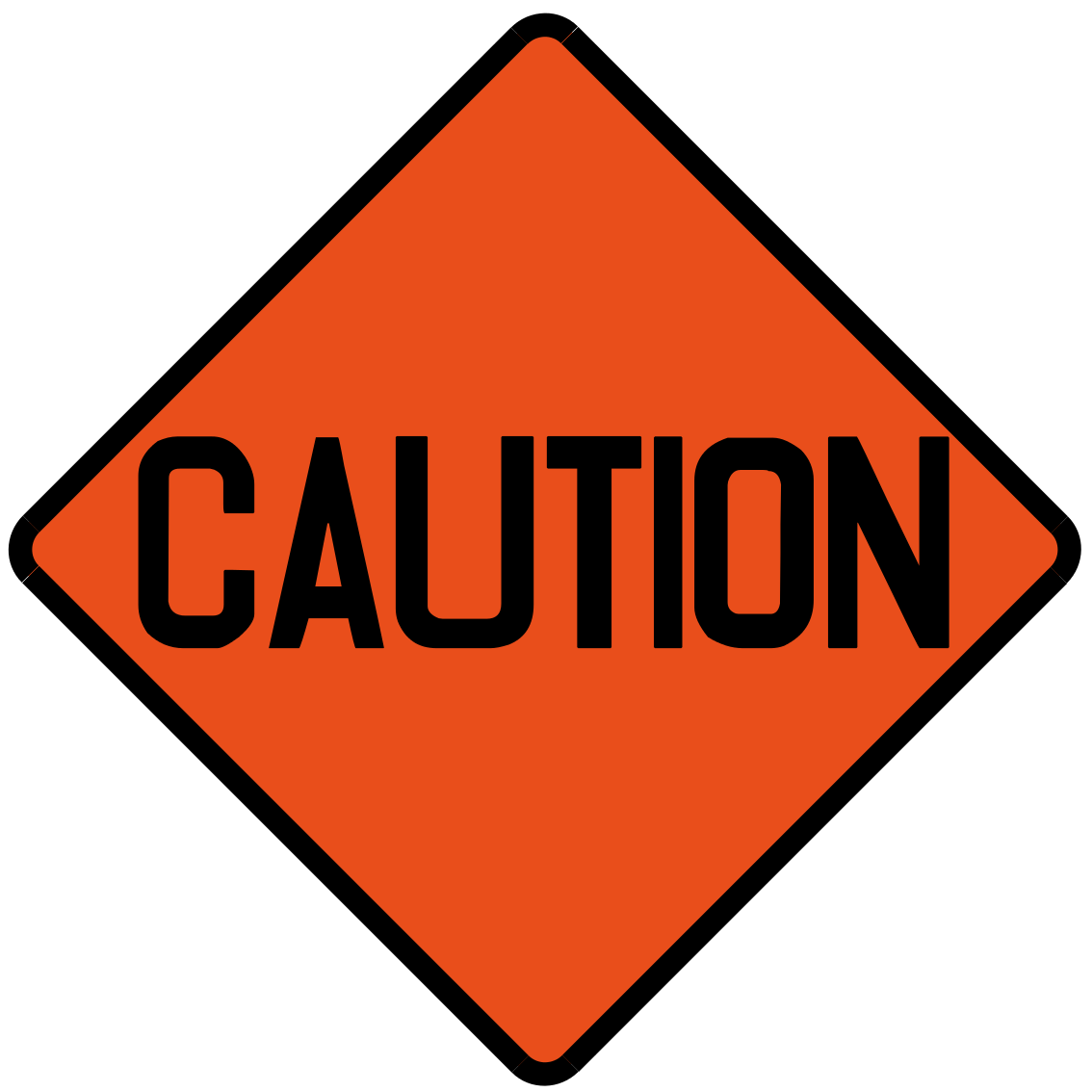 Indication of road stretch affected by road works